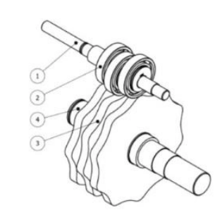 Eccentric bearing 6142935 YSX