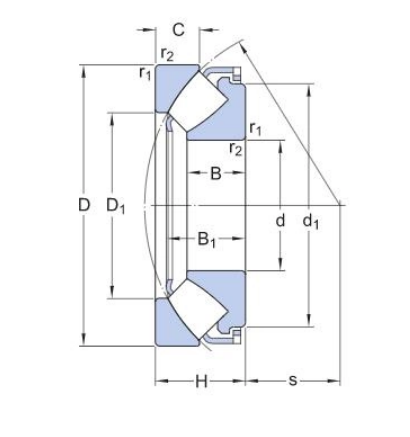 Thrust roller bearing 29417M Thrust roller bearing 29417M