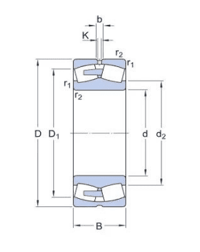 Self aligning roller bearing 23022CA Self aligning roller bearing 23022CA