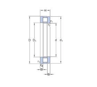 Galas penggelek tujahan 81207 Galas penggelek tujahan 81207