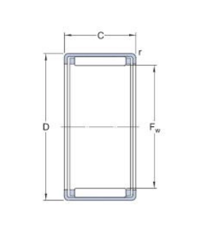 HK series needle roller bearings HK series needle roller bearings