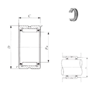 Needle roller bearings NKI series