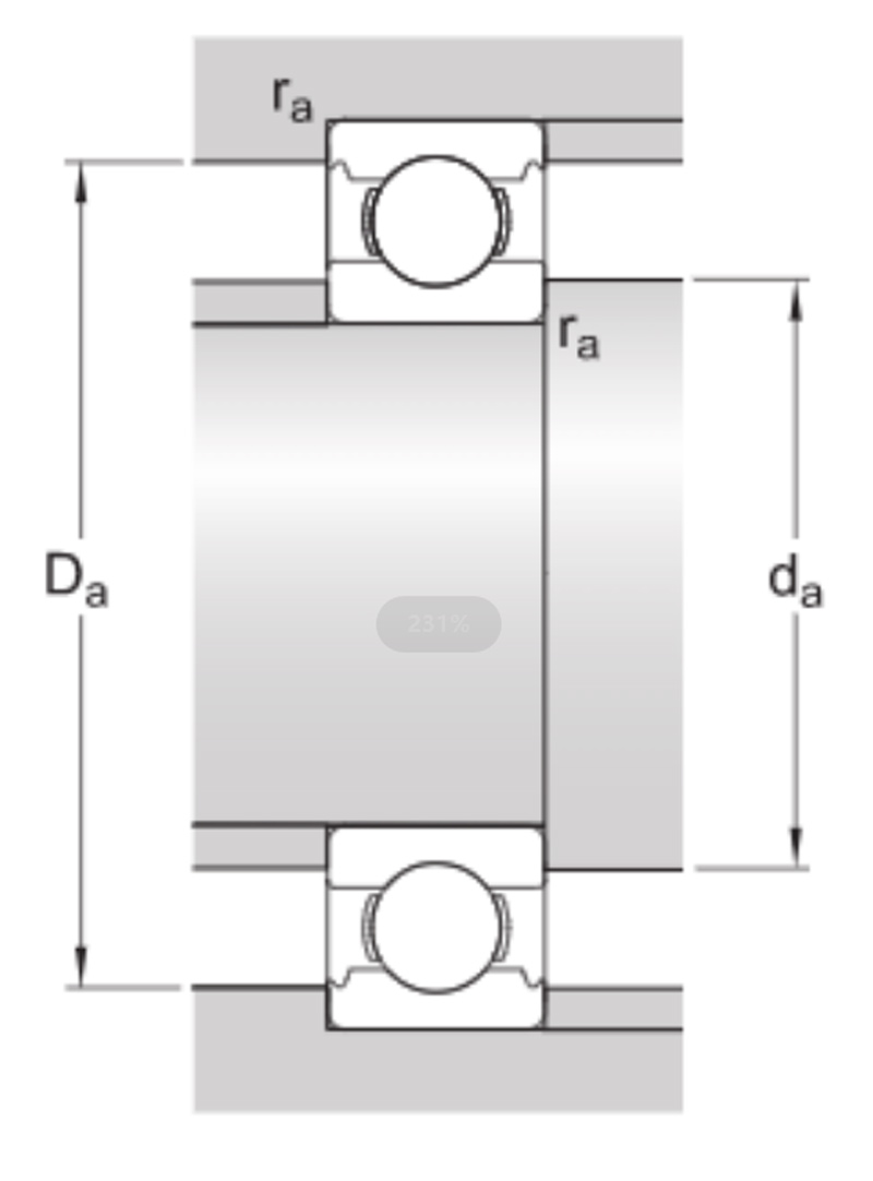 6001 깊은 홈 볼 베어링 6001 깊은 홈 볼 베어링