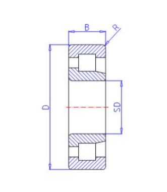 Cylindrical roller bearing NJ2212 Cylindrical roller bearing NJ2212